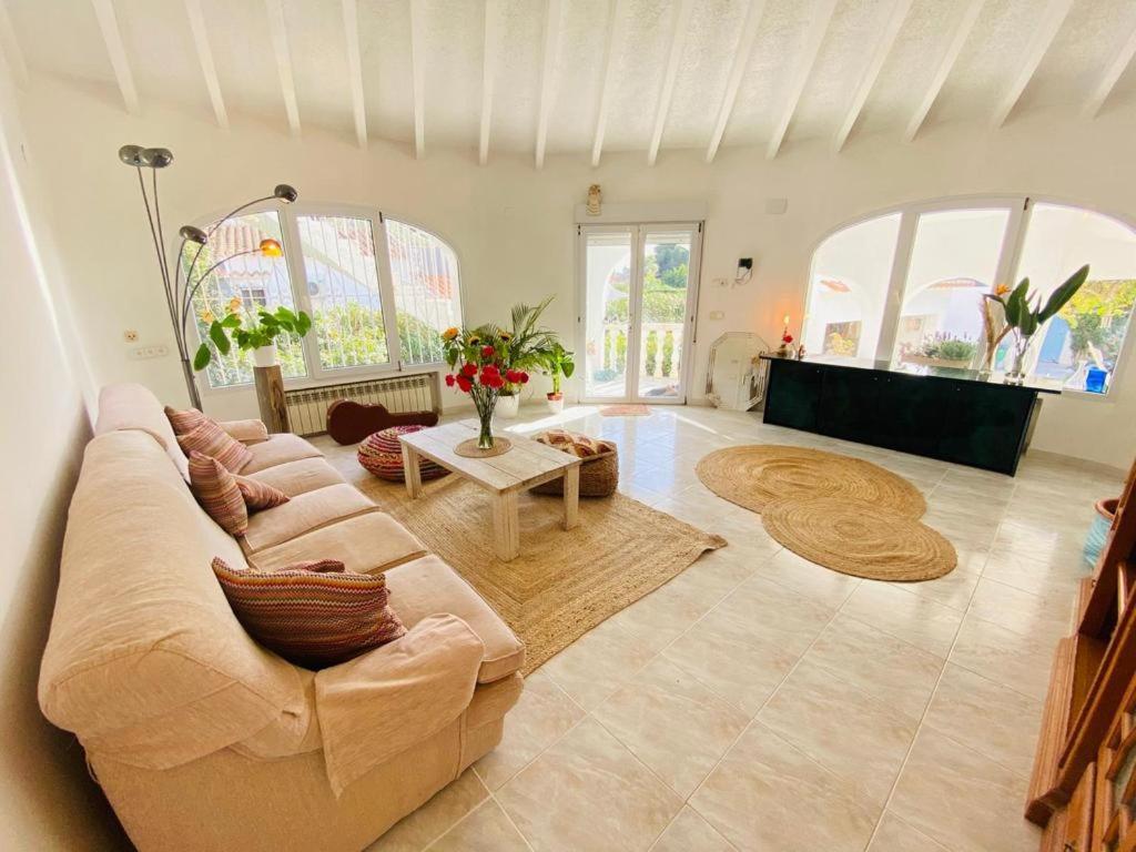 Beautiful Villa With Pool, Barbecue, And Garden Jávea Kültér fotó